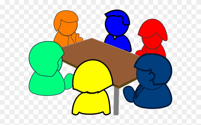 Meetings Clipart - Table Talk Clip Art #262297