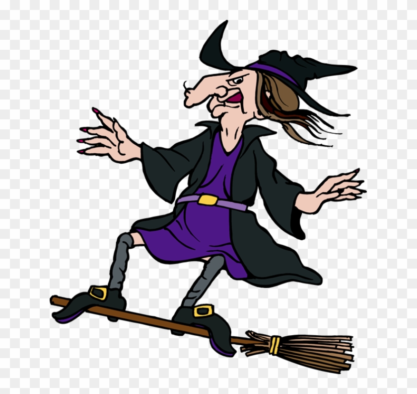Broom Clipart, Suggestions For Broom Clipart, Download - Witch On A Broom #262329