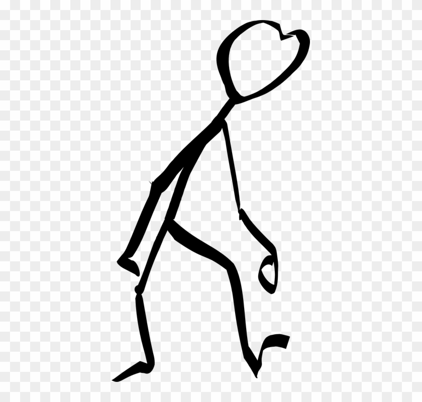 Tired Clipart Sad Stick Person - Sad Stick Figure Png #262352