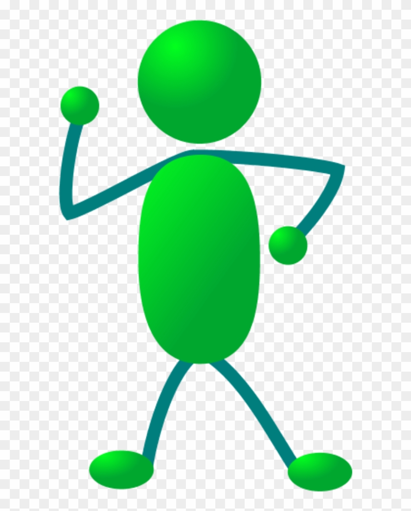 Stick Man Figure Dancing - Stick People Clip Art #262400