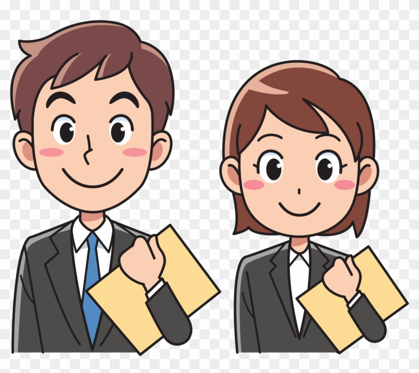 Business Man And Woman With Documents - Strong Png #262409