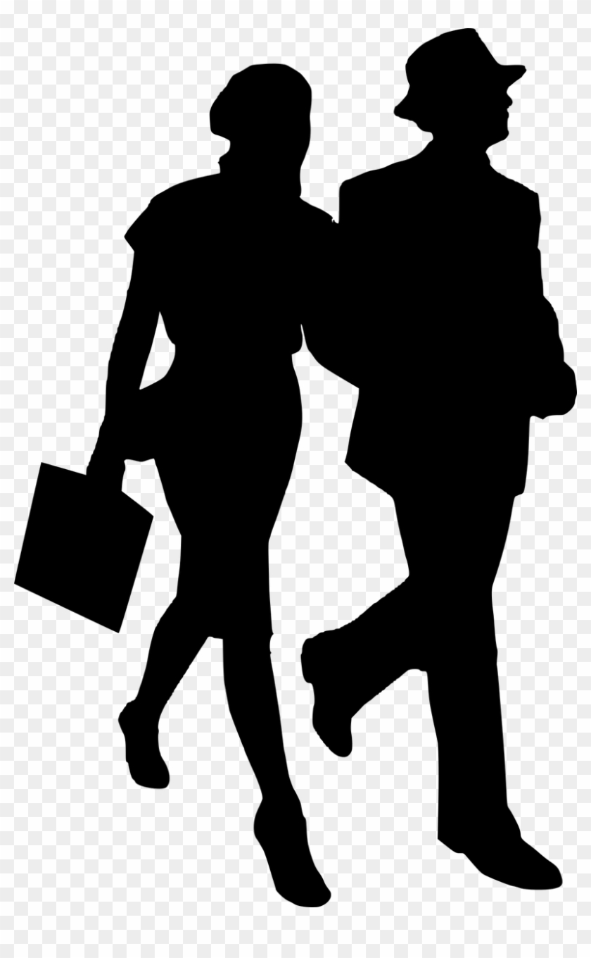 Travel, Silhouette, Business Man, Business Woman - Tourist Silhouette #262434