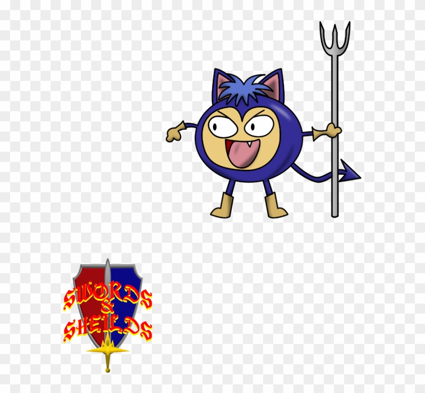 Swords And Shields Imp By Christopia1984 - Cartoon #1707688