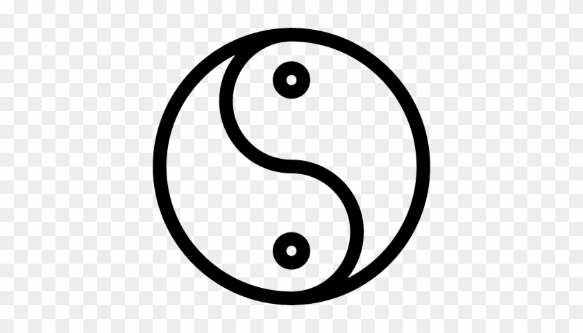 Yin And Yang Vector - Yin Yang Sign Transparent #1707724
