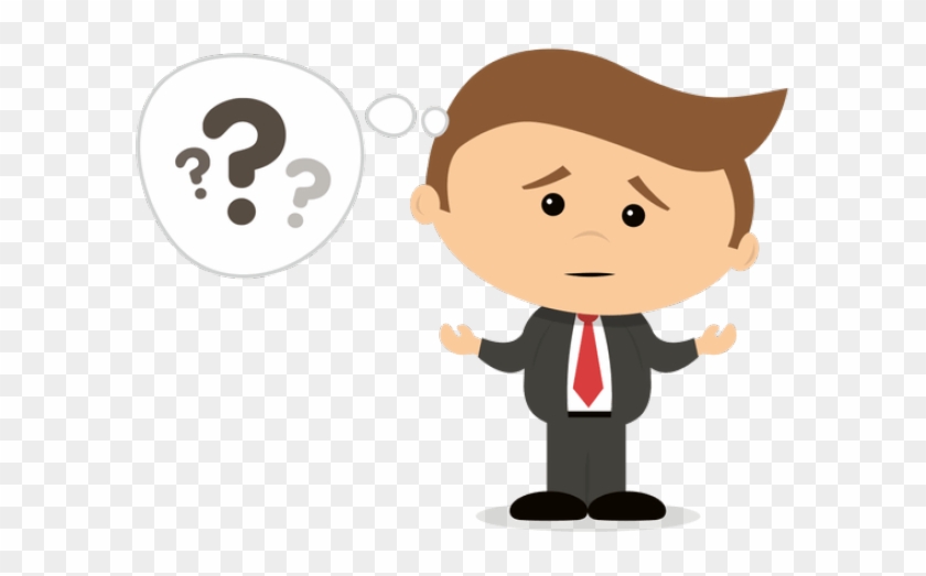 Expression Clipart Confused Person - Confused Man Animation Png #1707938