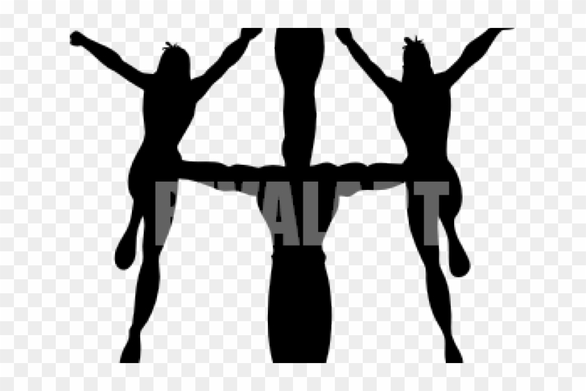 Cheerleader Clipart Stunt - Logo Of Cheerdance #1707943