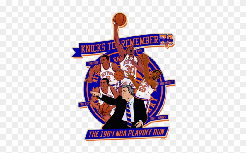 Knicks To Celebrate The 1984 Nba Playoff Run - 1984 Knicks Logo #1707978