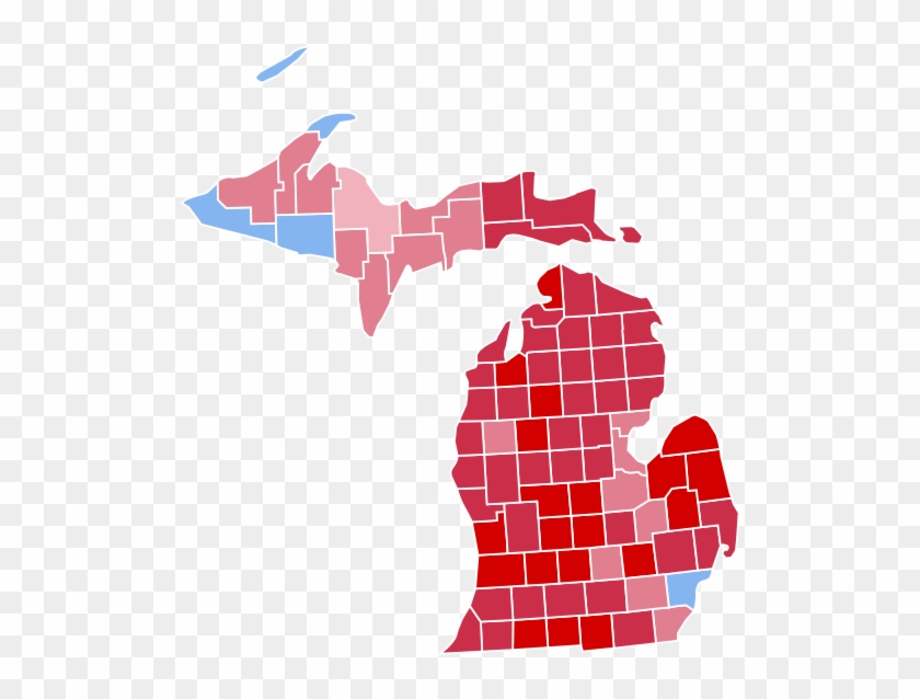 Michigan Presidential Election Results - Michigan 2016 Election Map #1707980