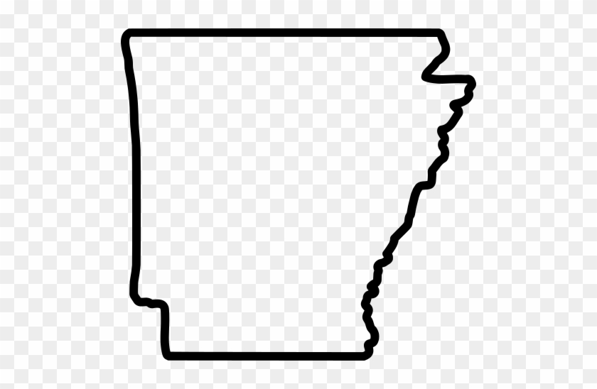 Flag Of Florida - Arkansas Outline #1708012