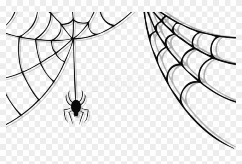 Free Png Download Haunted Spider And Web Png Images - Spider Web No Background #1708074