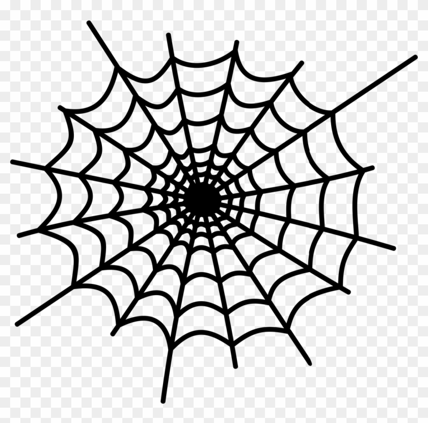 1280 X 1204 5 - Halloween Clipart Spider Web #1708079