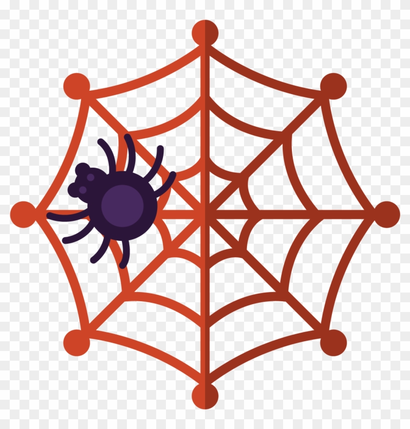 Free Spider Web Clipart Junction - Simple Spider Web Clipart #1708080