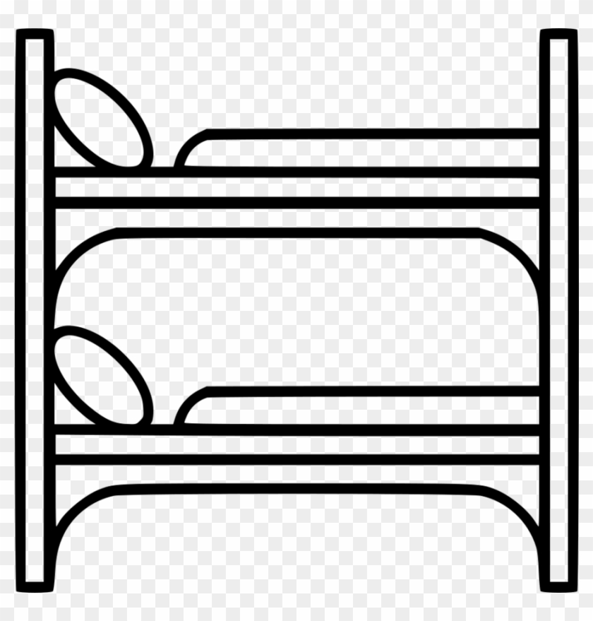 Bed Clipart Furniture Bunk Bed - Bed Clipart Furniture Bunk Bed #1708148