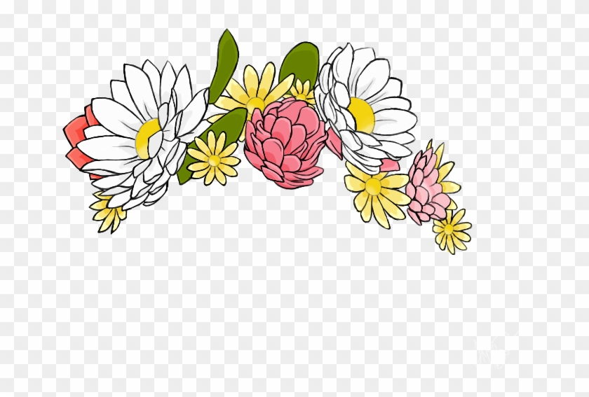662 X 487 8 - Snapchat Filter Png Flower #1708185