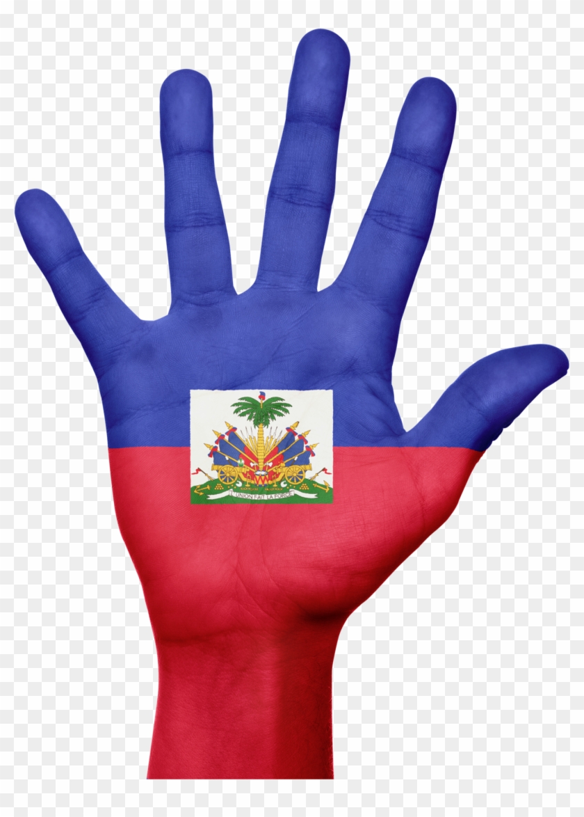 Haiti, Flag, Hand, National, Fingers, Patriotic - Haiti, Flag, Hand, National, Fingers, Patriotic #1708201