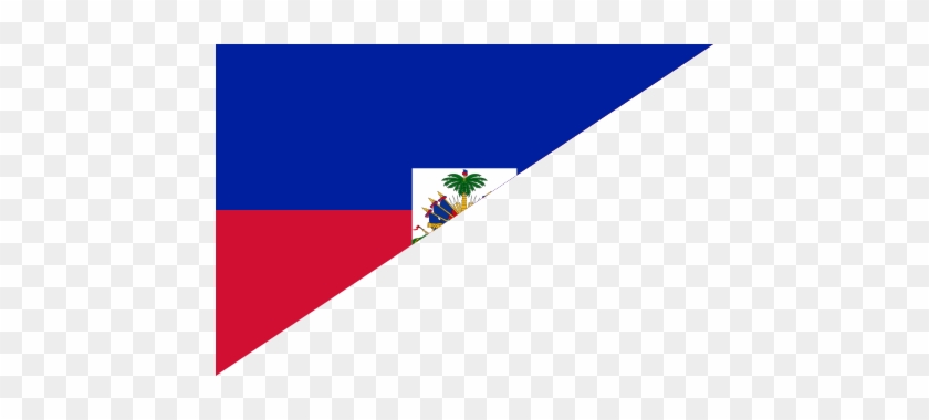 Diagonal Flag Haiti Tl - Illustration #1708202