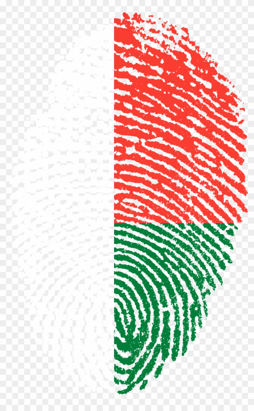 Island, Madagascar, Flag, Fingerprint, Country - Bangladesh Map In Fingerprint #1708264