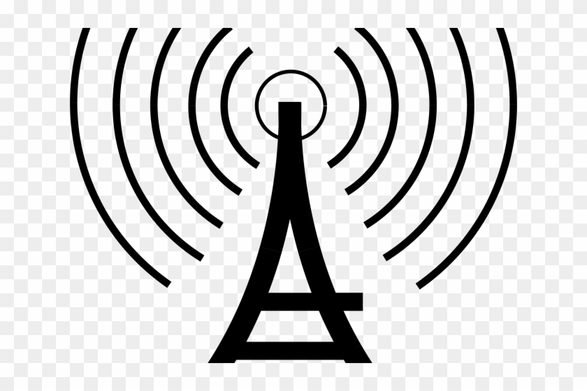 Tower Clipart Radio - Radio Tower Clipart #1708273