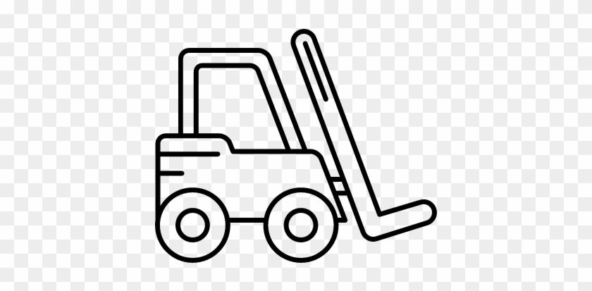 Lift Truck Vector - Lift Truck Drawing #1708276