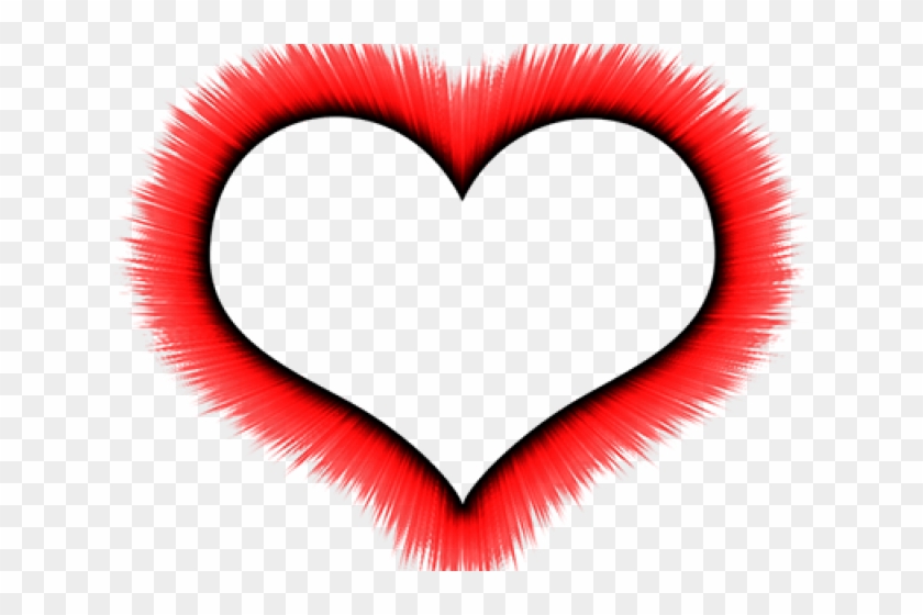Hearts Clipart Fire - Transparent Background Heart Border Png #1708351