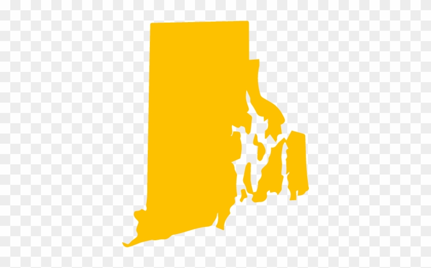 Rhode-island - Rhode Island State Silhouette Vector #1708382