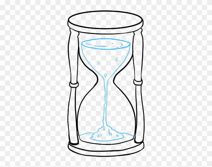 How To Draw Hourglass - Hourglass Drawing #1708565