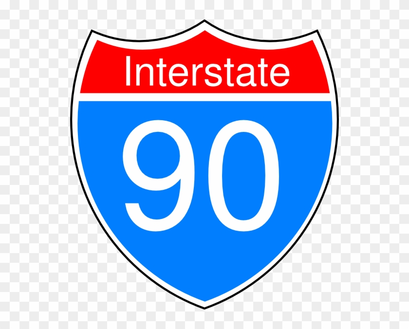 Interstate 90 Clip Art #1708671