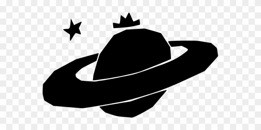 Planet 90 Cowboy Hat Planetarium Silhouette - Planet Silhouette #1708678
