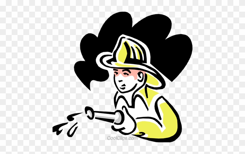 Feuerwehrmann Vektor Clipart Bild - Firefighter Cartoon #1708739