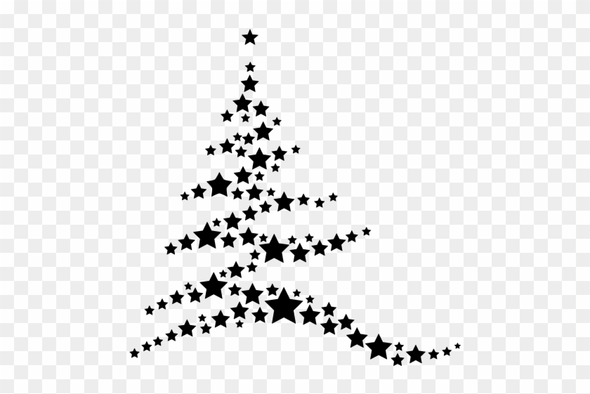Weihnachtsbaum Aus Sternen Auf Dein T-shirt - Weihnachtsbaum Aus Sternen #1708768