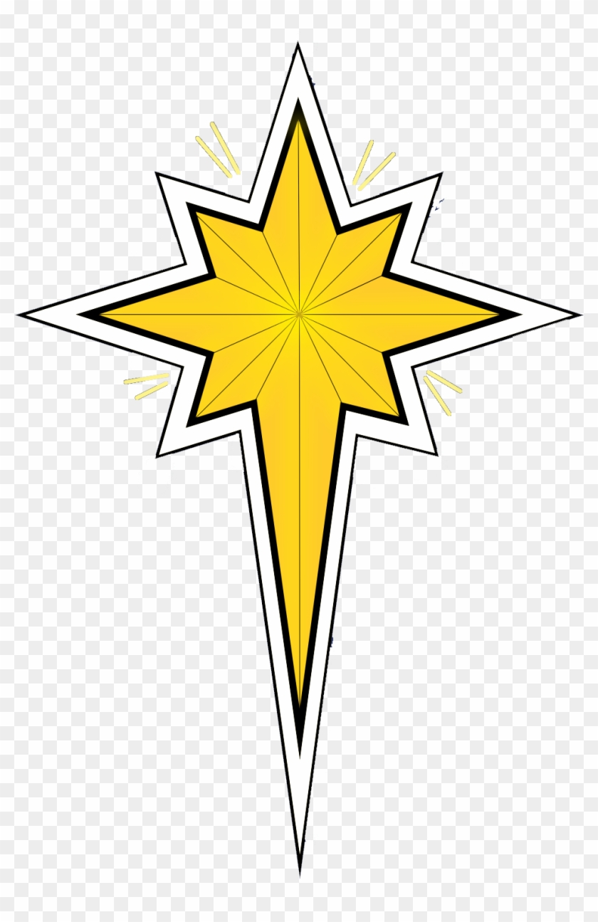 Estrella Dtransparente - Clipart Star Of Bethlehem #1708829