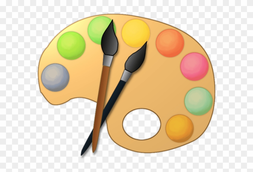 Artist Paint Palette Clipart 2 By Alexandria - Paint Palette Clipart Png #1708907