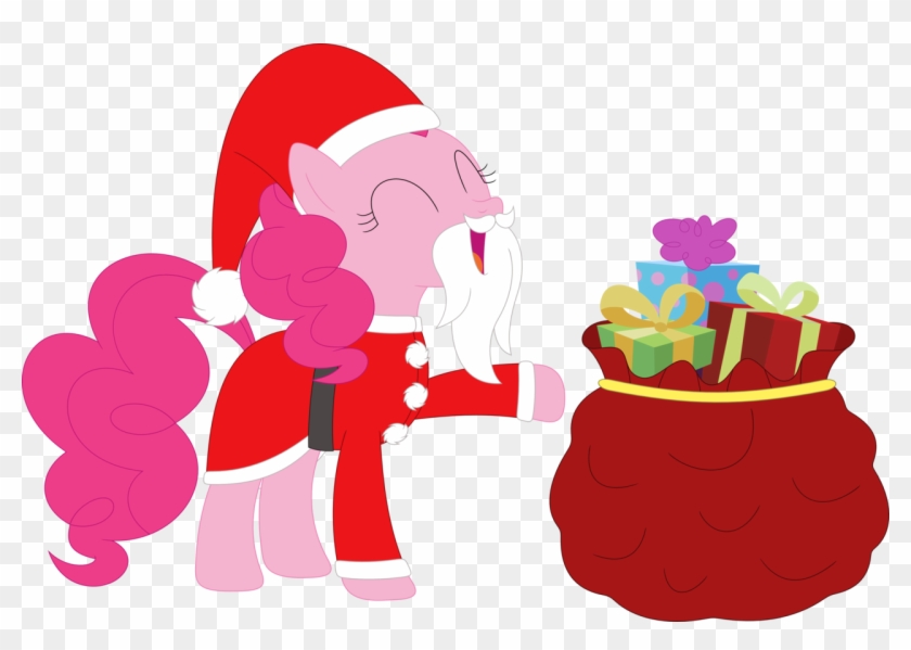 Porygon2z, Christmas, Earth Pony, Hat, Holiday, Pinkie - Cartoon #1708940
