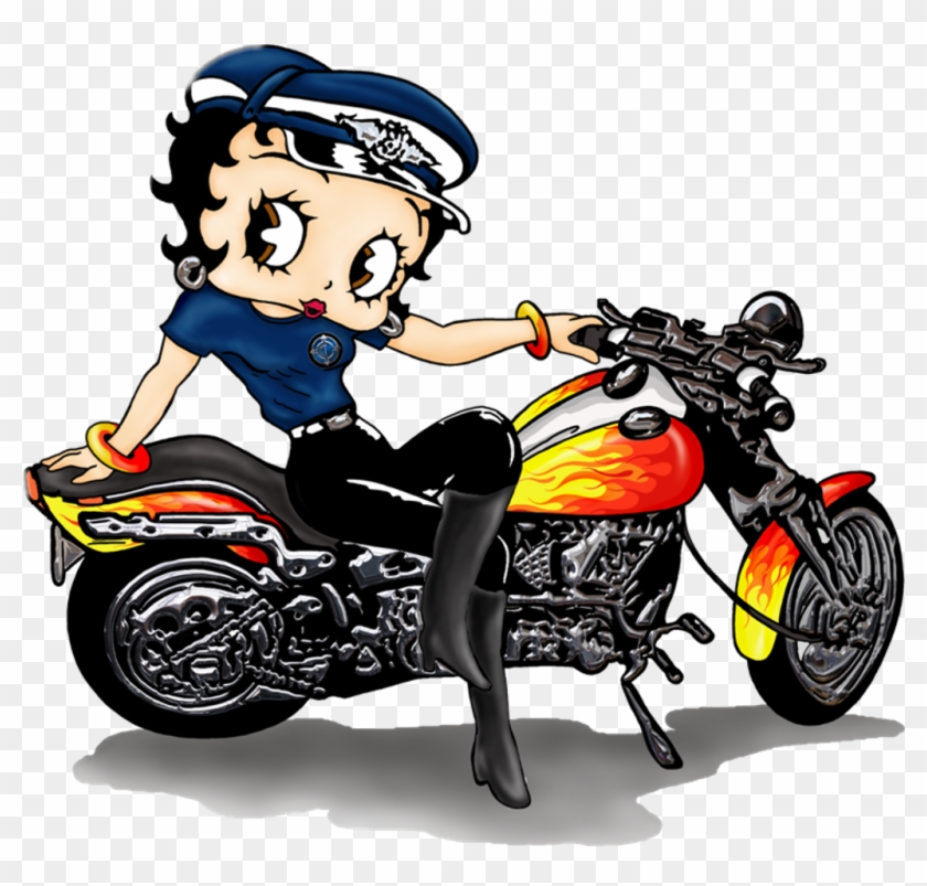 Betty Sticker - Betty Boop En Moto #1708976