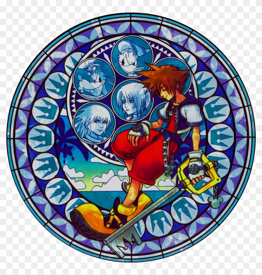 1093 X 1093 8 - Sora Kingdom Hearts Stained Glass #1709039