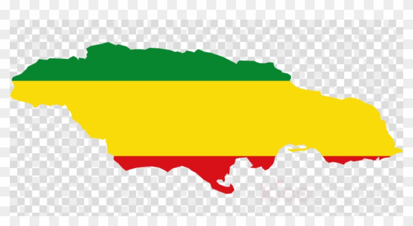 Jamaica Map Rasta Clipart Flag Of Jamaica Rastafari - Red Emoji Png Transparent #1709111