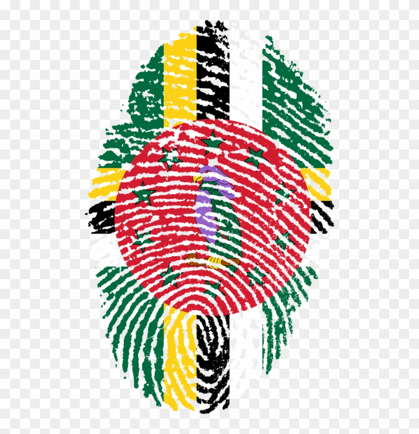 Bangladesh Map In Fingerprint #1709124