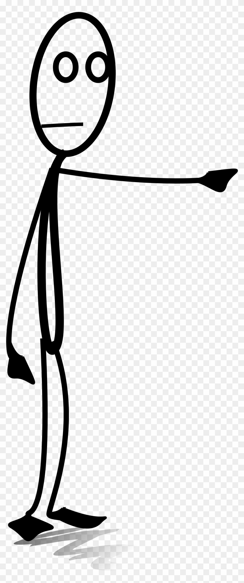 Right Clipart Person Right - Stickman Png #1709129