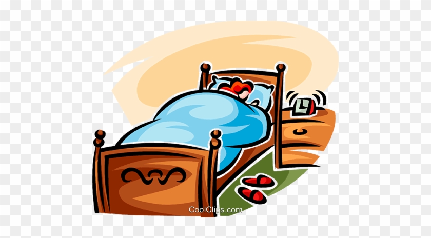 Sleepy Person Shoveling Clipart - Person Sleeping On A Bed #1709140