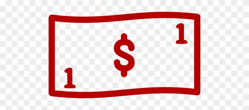 Icon Of A Dollar Bill - Icon Of A Dollar Bill #1709147