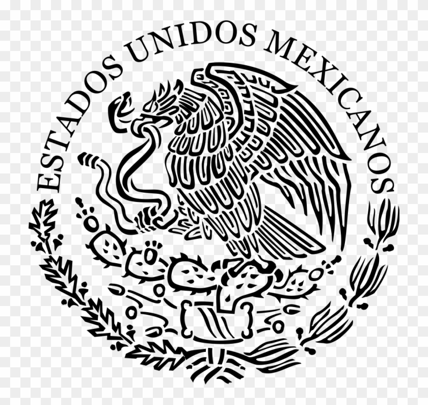 Medium Size Of Coloring Pages - Coat Of Arms Of Mexico #1709253