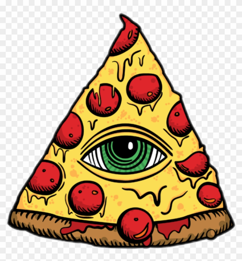 Pizza Sticker - Illuminati Png #1709280