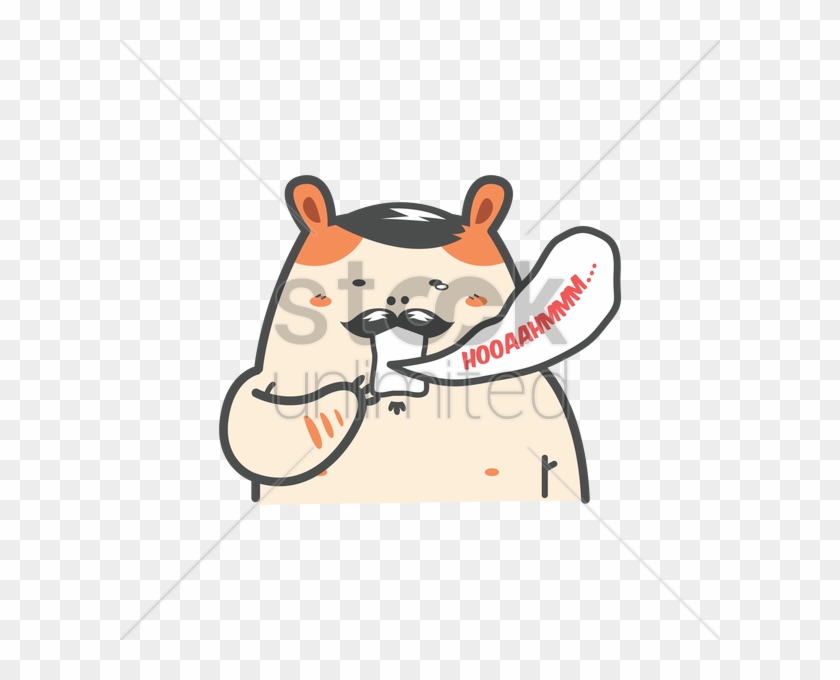Cartoon Hamster Yawning Vector Image Stockunlimited - Money Hamster #1709284