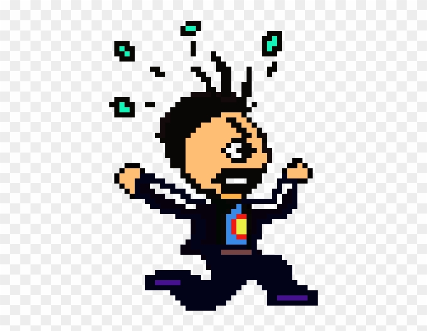 Angry Joe Jumping - Cartoon #1709329