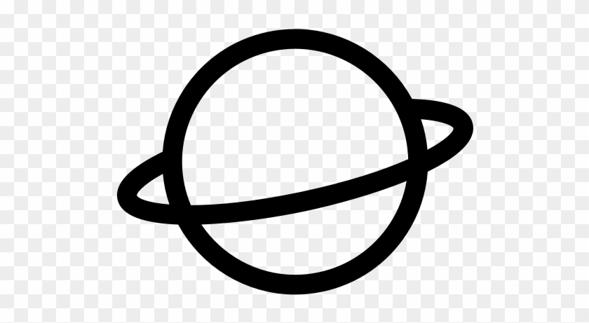 Universe Clipart Science World - Planet Outline Png #1709357