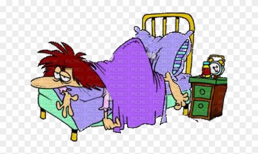 Bed Clipart Tired - Crawling Out Of Bed #1709391