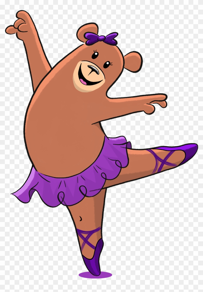 Ballerina Bear Final - Cartoon #1709401