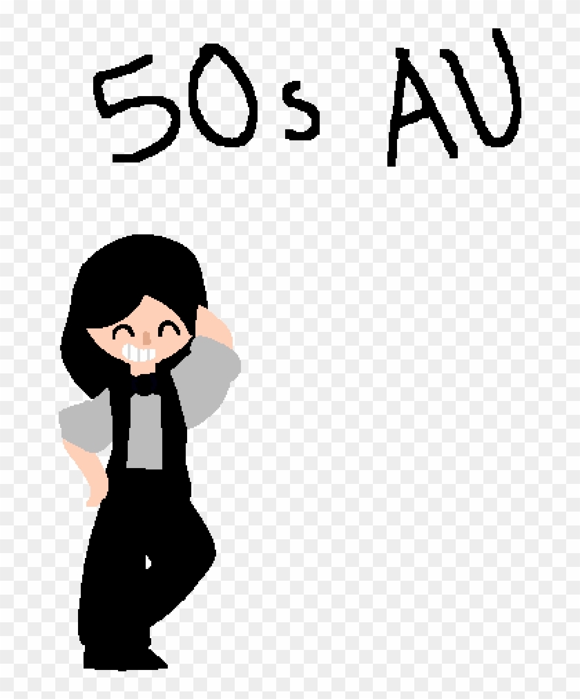 Draw Yourself How You Would Look Like In The 50s - Cartoon #1709459