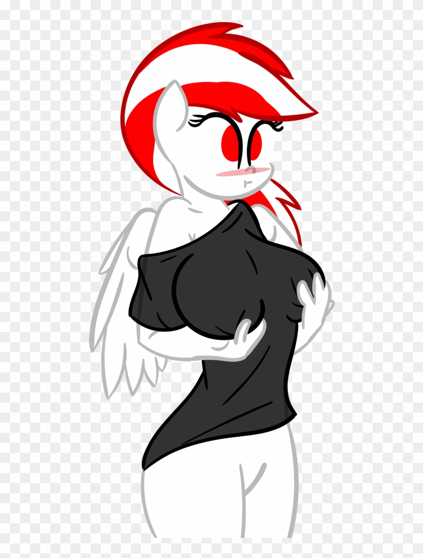 Boob Squish Cyber By Binary-6 - Cartoon #1709567