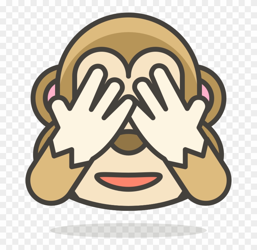 105 See No Evil Monkey - Emoji Monyet #1709577